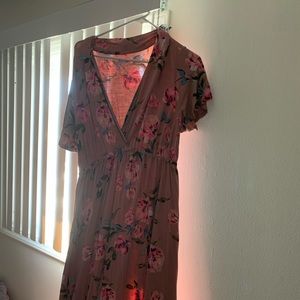 Maternity dress 55inches long floral